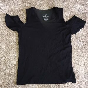 Black American Eagle Tank Top